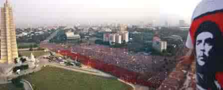 Piazza della Rivoluzione, L'Avana, 1 maggio 2005. Foto: Movimiento Mexicano de Solidaridad con Cuba