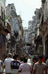 Strade affollate dell'Avana
