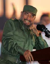 Fidel Castro, l�der maximo di Cuba dal 1959