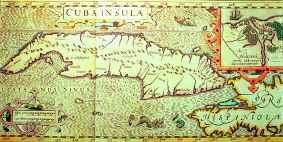 Antica mappa dell'isola