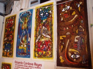 Eduardo C�rdova ai bongos. Foto: Gian Franco Grilli