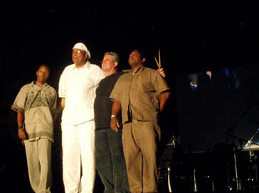 Il Quartetto di Chucho Vald�s. Foto di Gian Franco Grilli