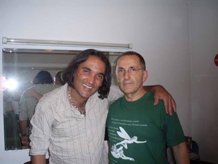 Horacio El Negro Hern�ndez e Gian Franco Grilli. Foto: M.T. Salomoni