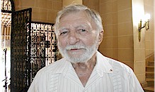 Una recente foto di Gino Don� alla Casa dell'Amicizia de L�Avana