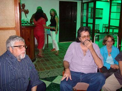 Il Prof. Luciano Vasapollo e il Ministro cubano della Cultura Abel Prieto