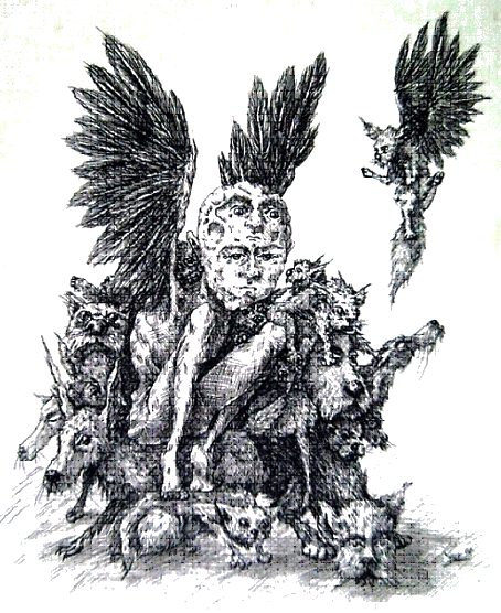 Dibujo de Ray Respall Rojas