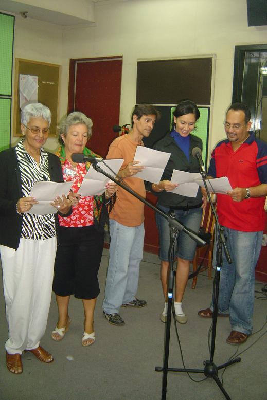 Grabaci�n de Mundo pioneril. Foto: L�zaro David Najarro Pujol