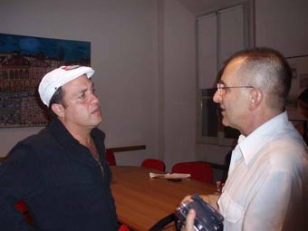 Pepe Lopez e Gian Franco Grilli. Foto: M.T. Salomoni