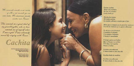 Rossio Jim�nez e la nonna Omara. Dal booklet del CD Gracias