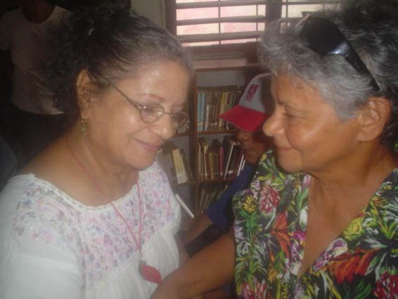 Adys Cupull y Eusebia Pineda. Foto: Modesto Caballero