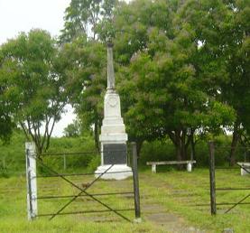 Monumento que indica el sitio donde ocurri� el Levantamiento armado del 4 de noviembre de 1868. Foto: L�zaro David Najarro Pujol