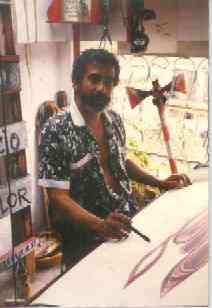 Salvador nel suo studio